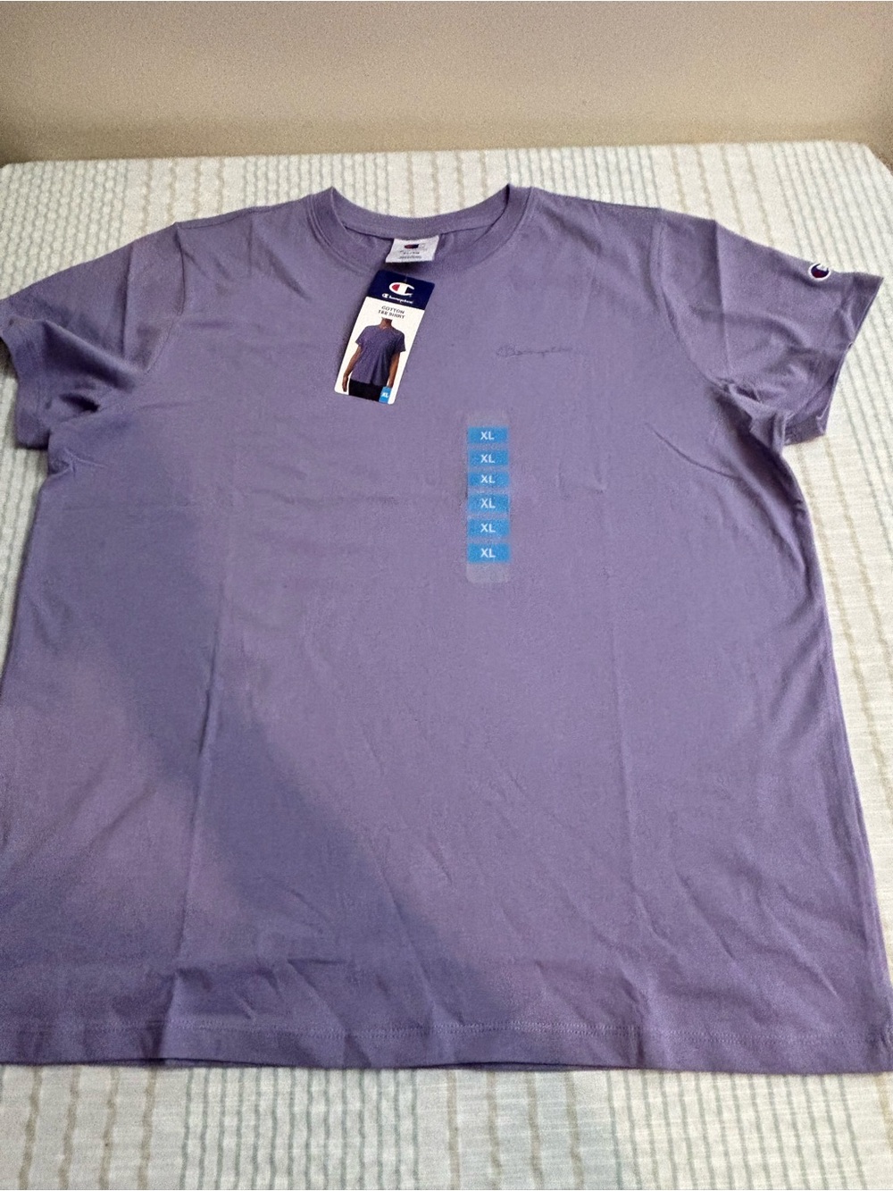 Champion Short Sleeve Tee in Lavender Purple
